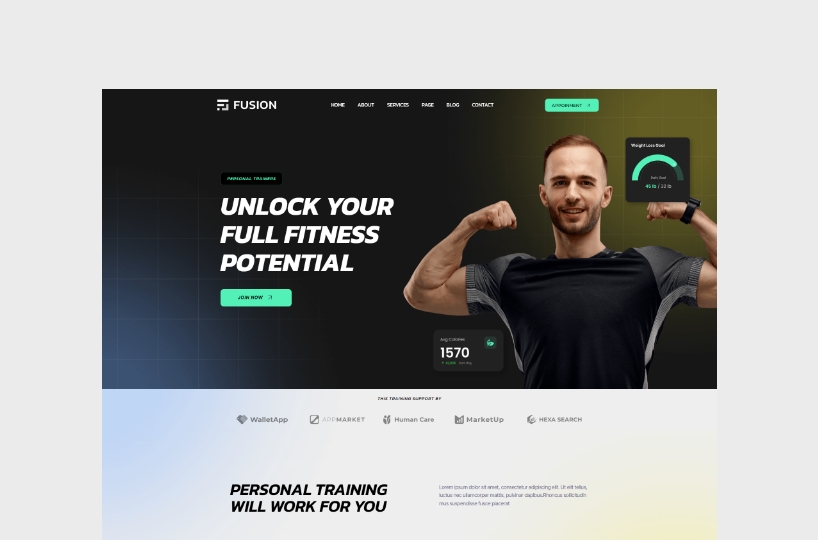 fusion fitness our project 2