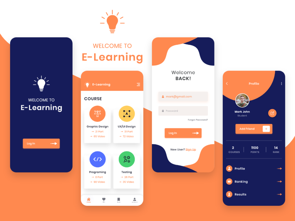 4. E-Learning App: Learn New Skills at Your Own Pace