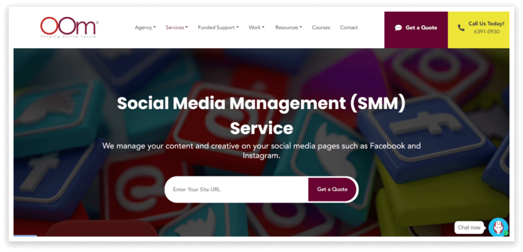 OOm Pte Ltd web design team