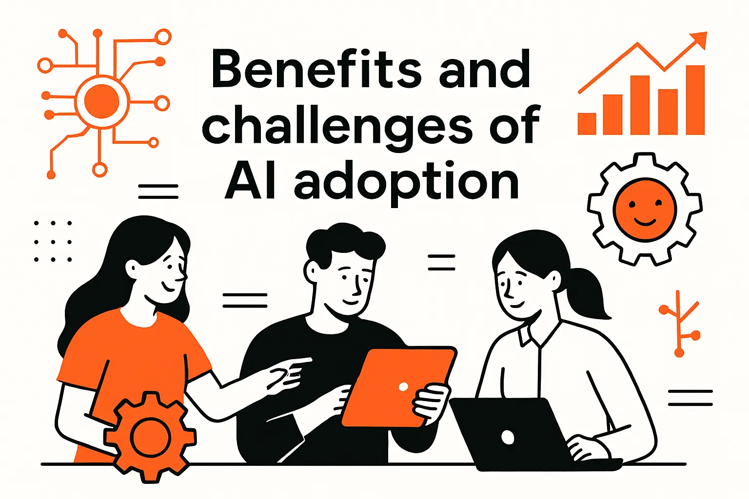 Benefits and challenges of AI adoption