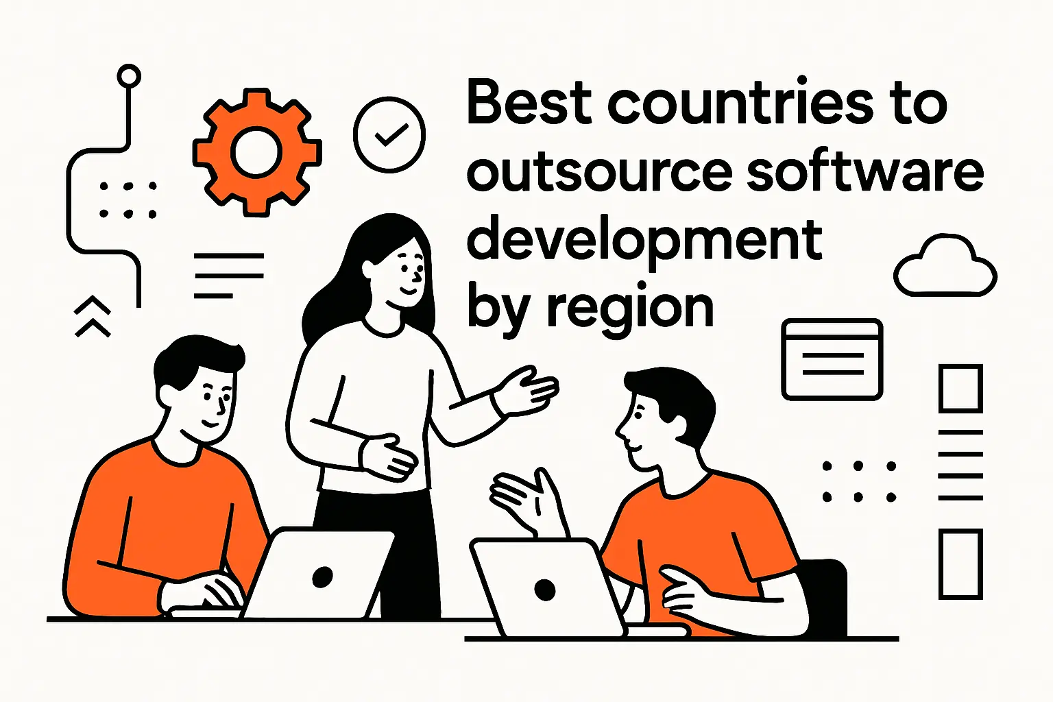Best countries to outsource software development by region