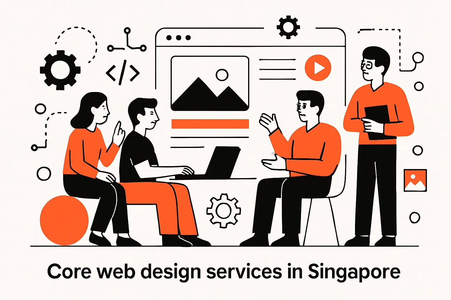 Core web design services in Singapore