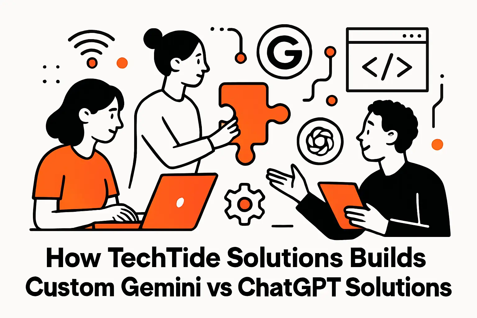 How TechTide Solutions Builds Custom Gemini vs ChatGPT Solutions