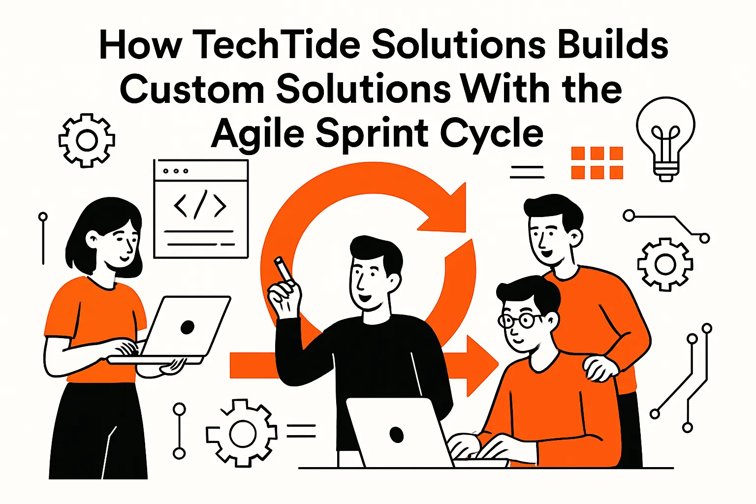 How TechTide Solutions Builds Custom Solutions With the Agile Sprint Cycle