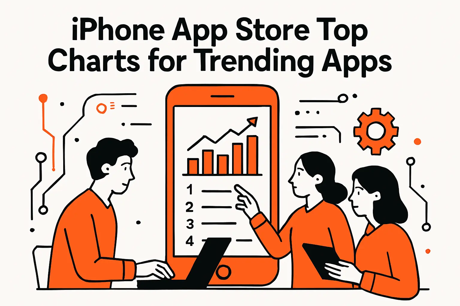 iPhone App Store Top Charts for Trending Apps