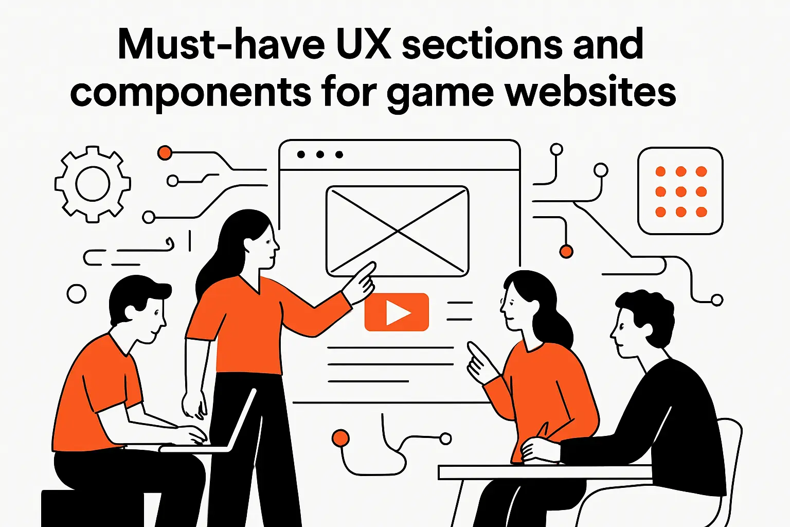 Must‑have UX sections and components for game websites