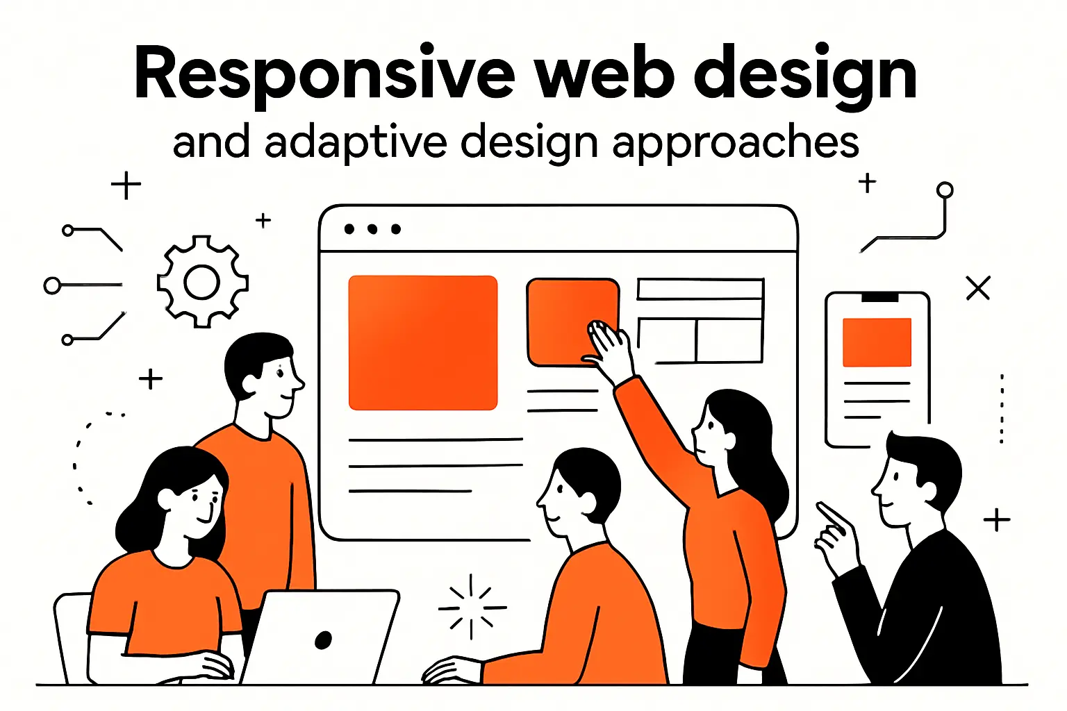 Responsive web design and adaptive design approaches