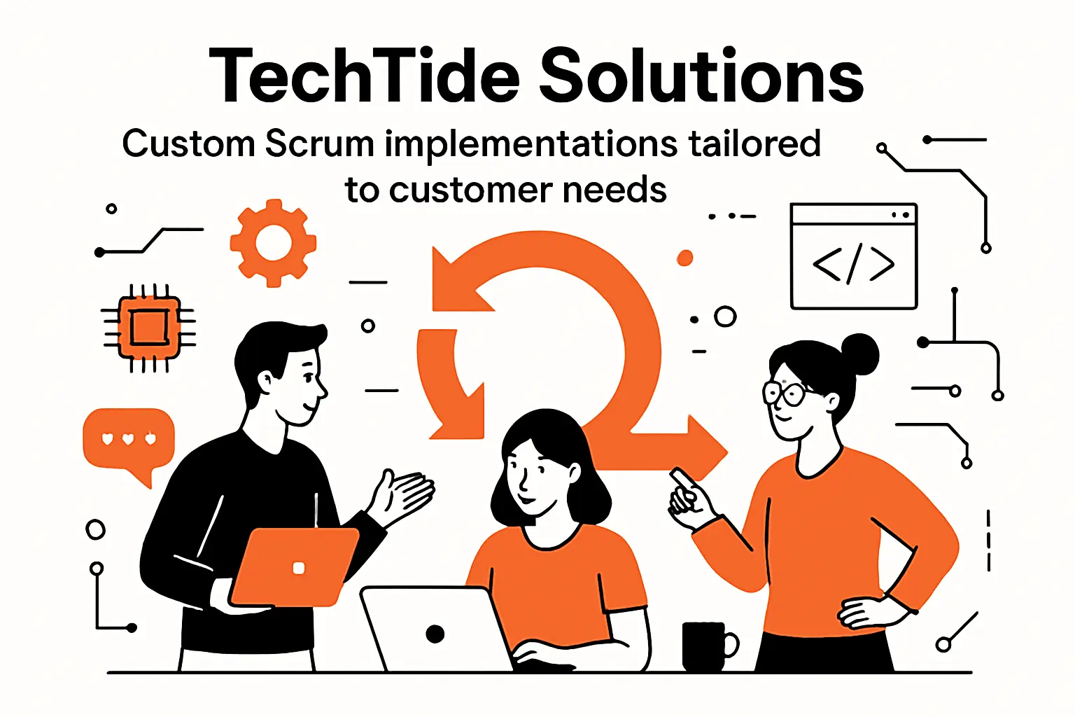 TechTide Solutions: custom Scrum implementations tailored to customer needs