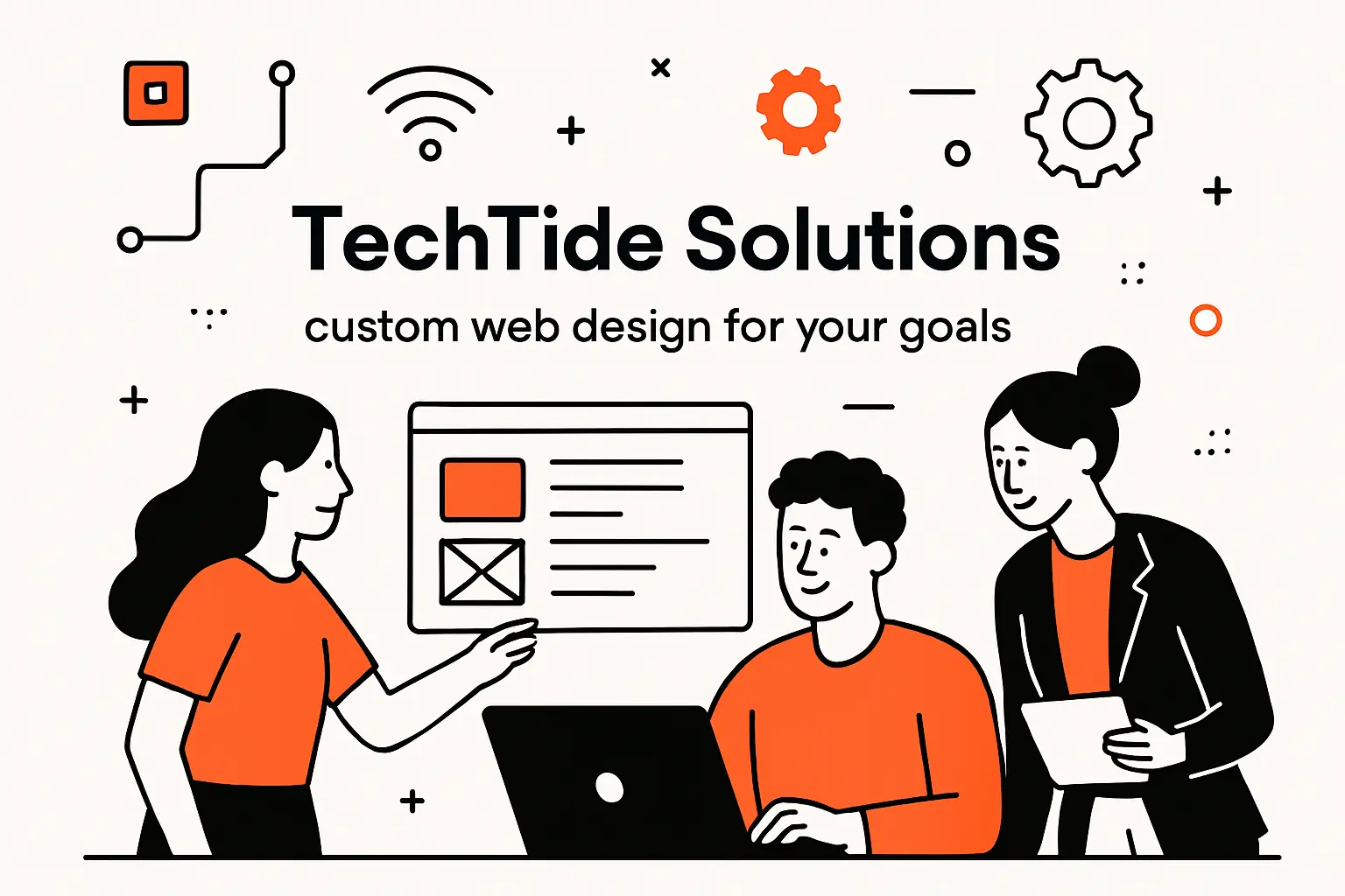 TechTide Solutions: custom web design for your goals