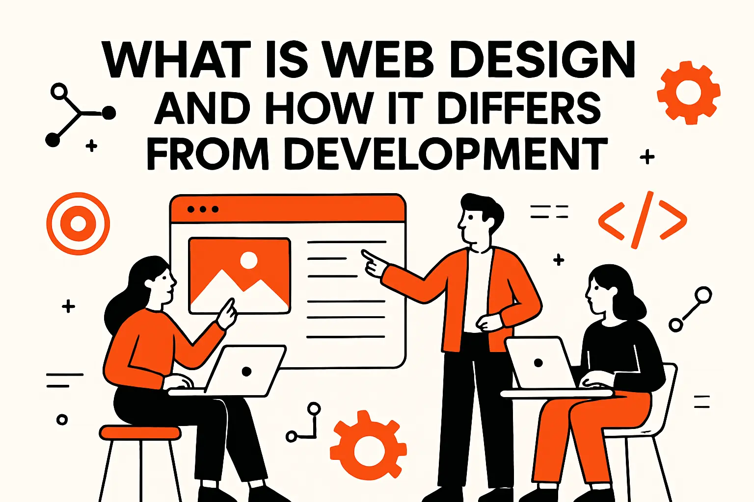 What is web design and how it differs from development