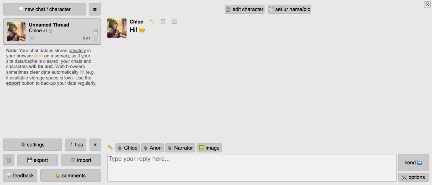 23. Perchance AI Chat