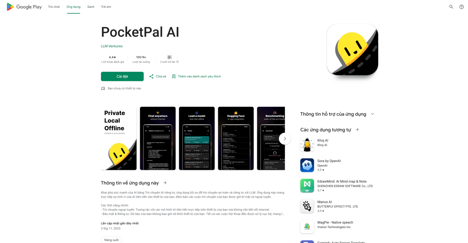 29. PocketPal AI