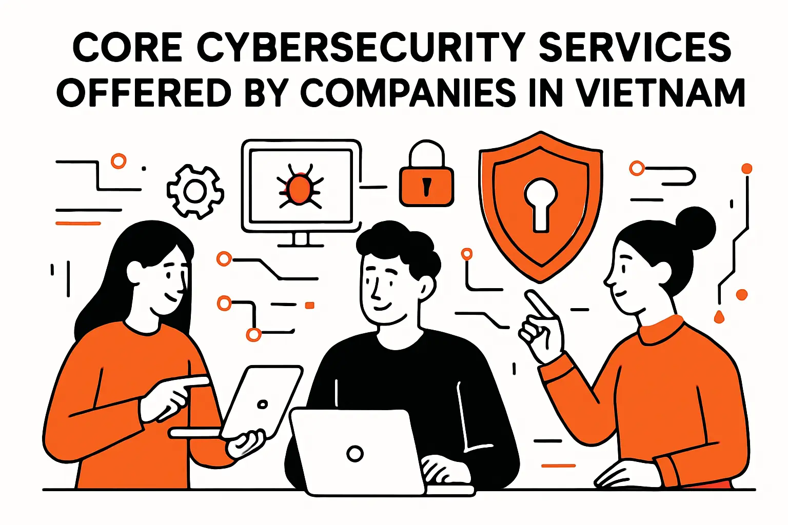 Core cybersecurity services offered by companies in Vietnam