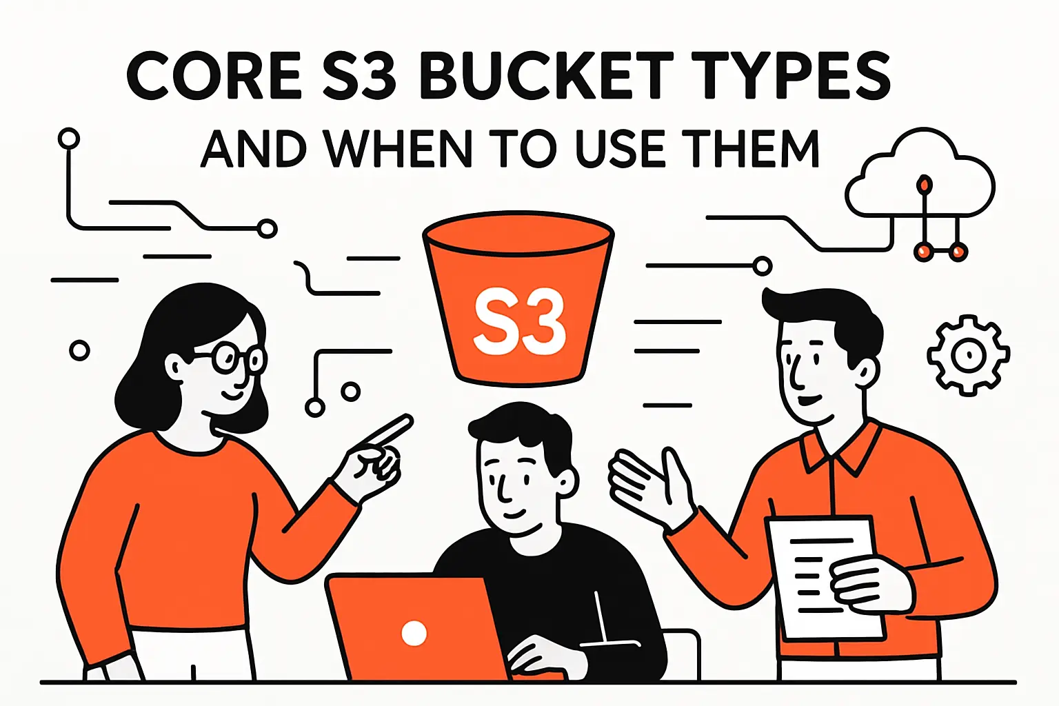Core S3 bucket types and when to use them