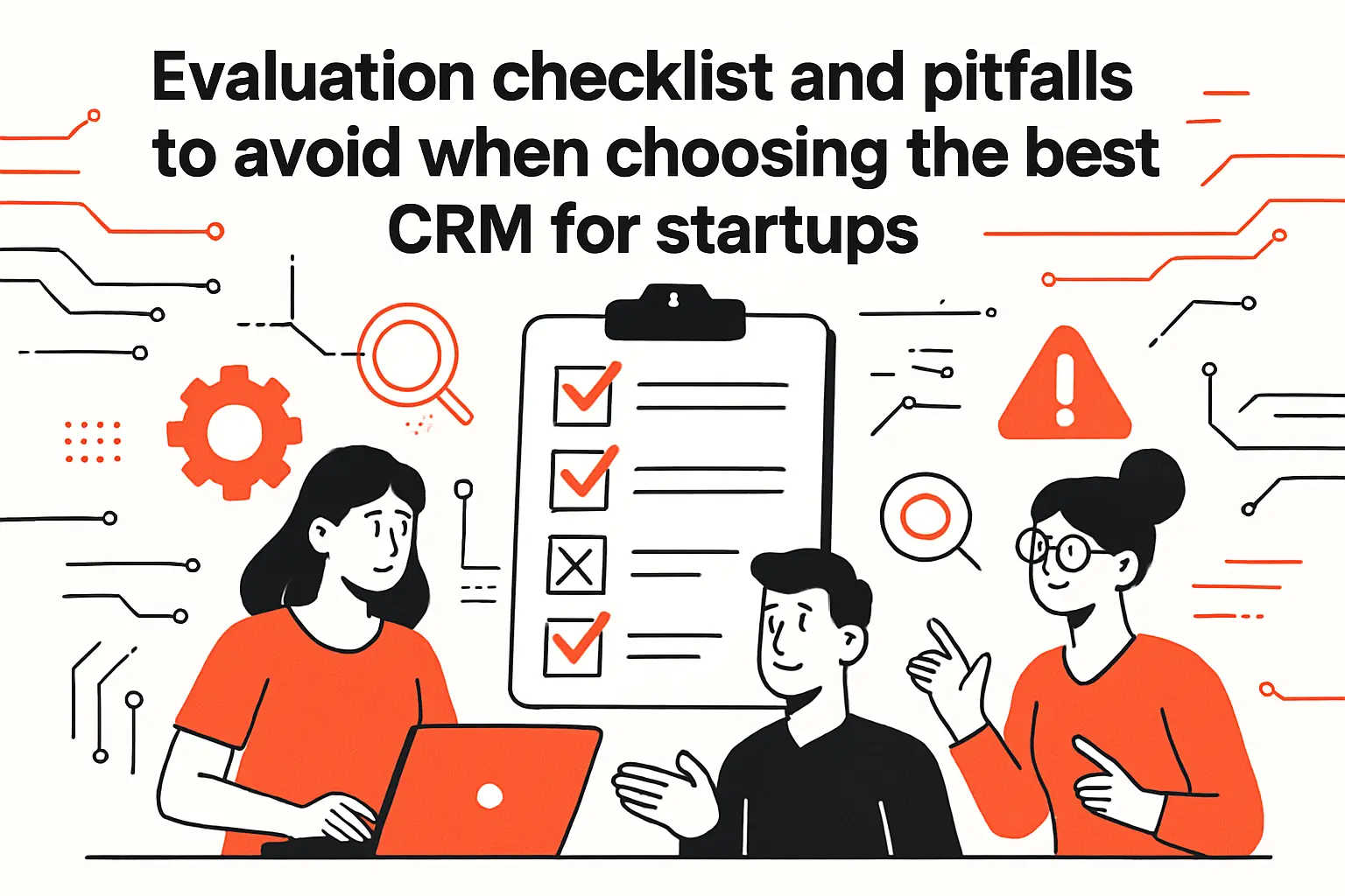 Evaluation checklist and pitfalls to avoid when choosing the best crm for startups