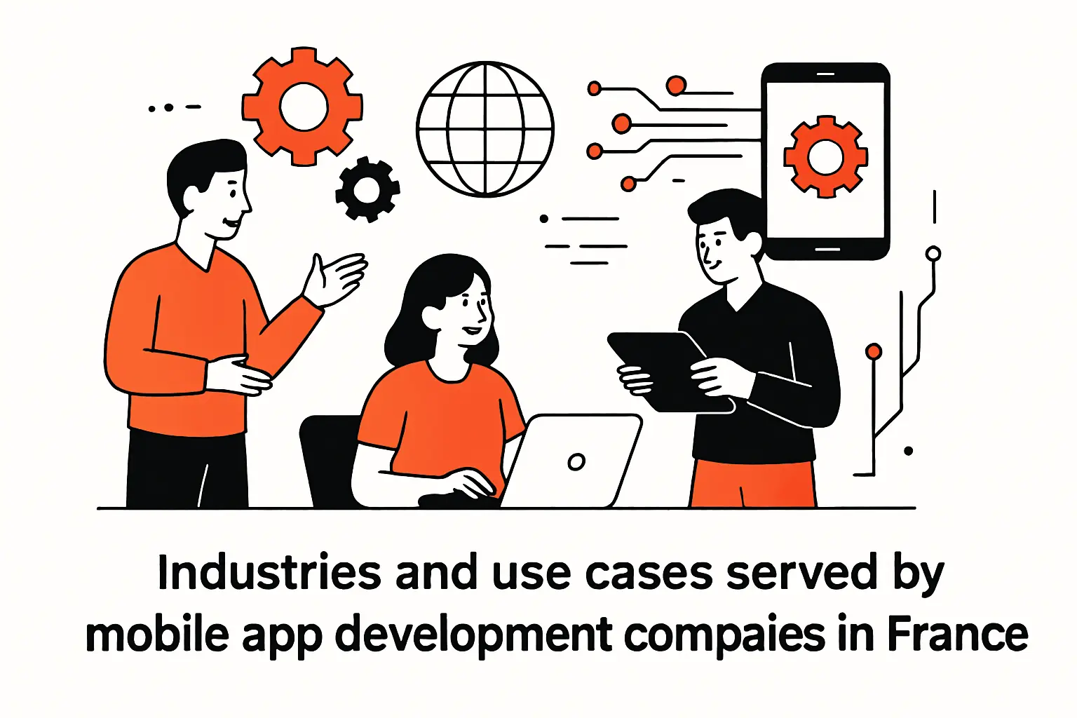 Industries and use cases served by mobile app development companies in france
