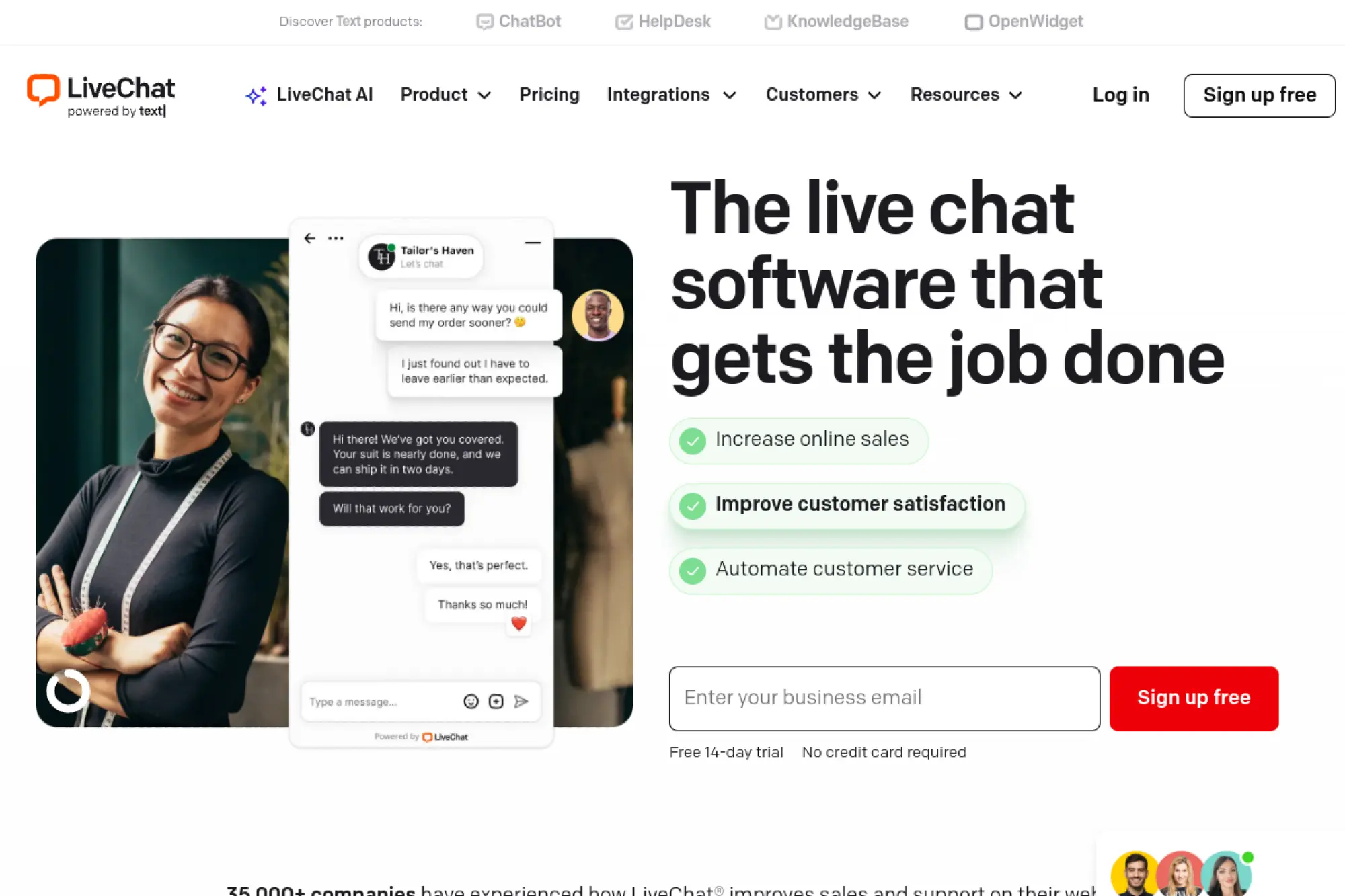 20. LiveChat