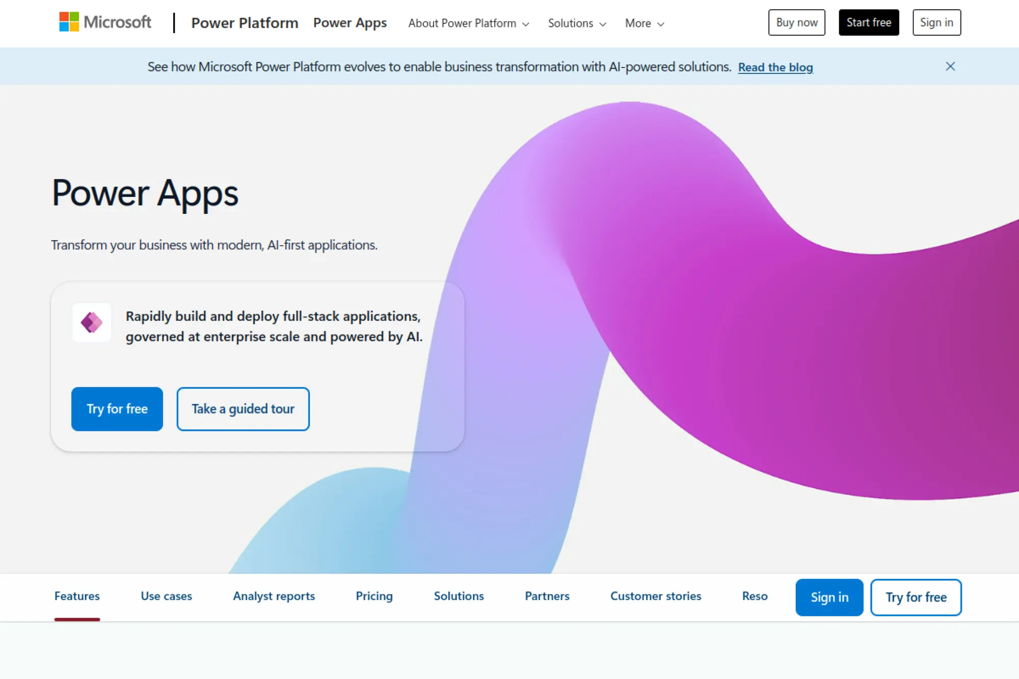 4. Microsoft Power Apps