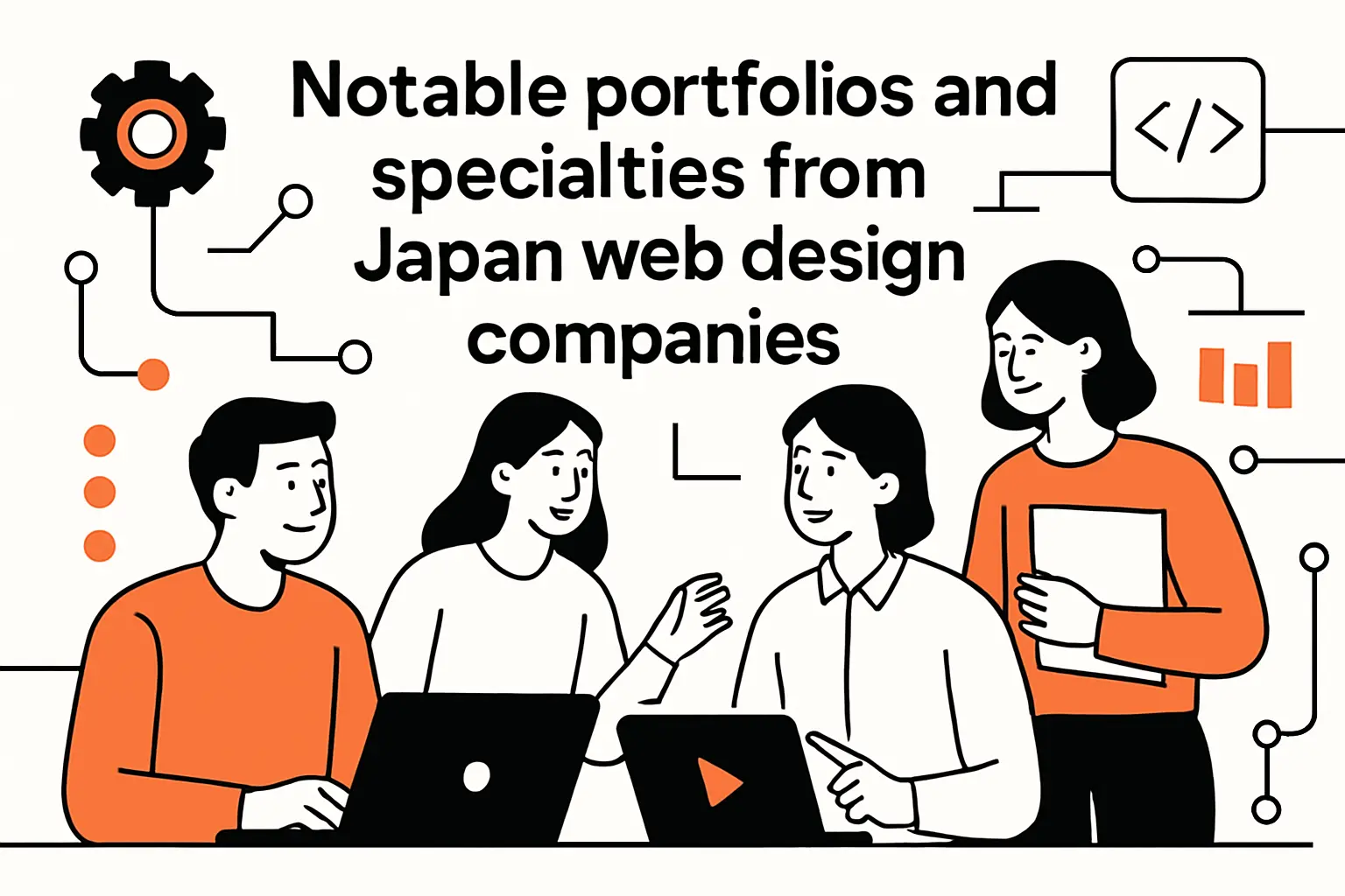 Notable portfolios and specialties from japan web design companies