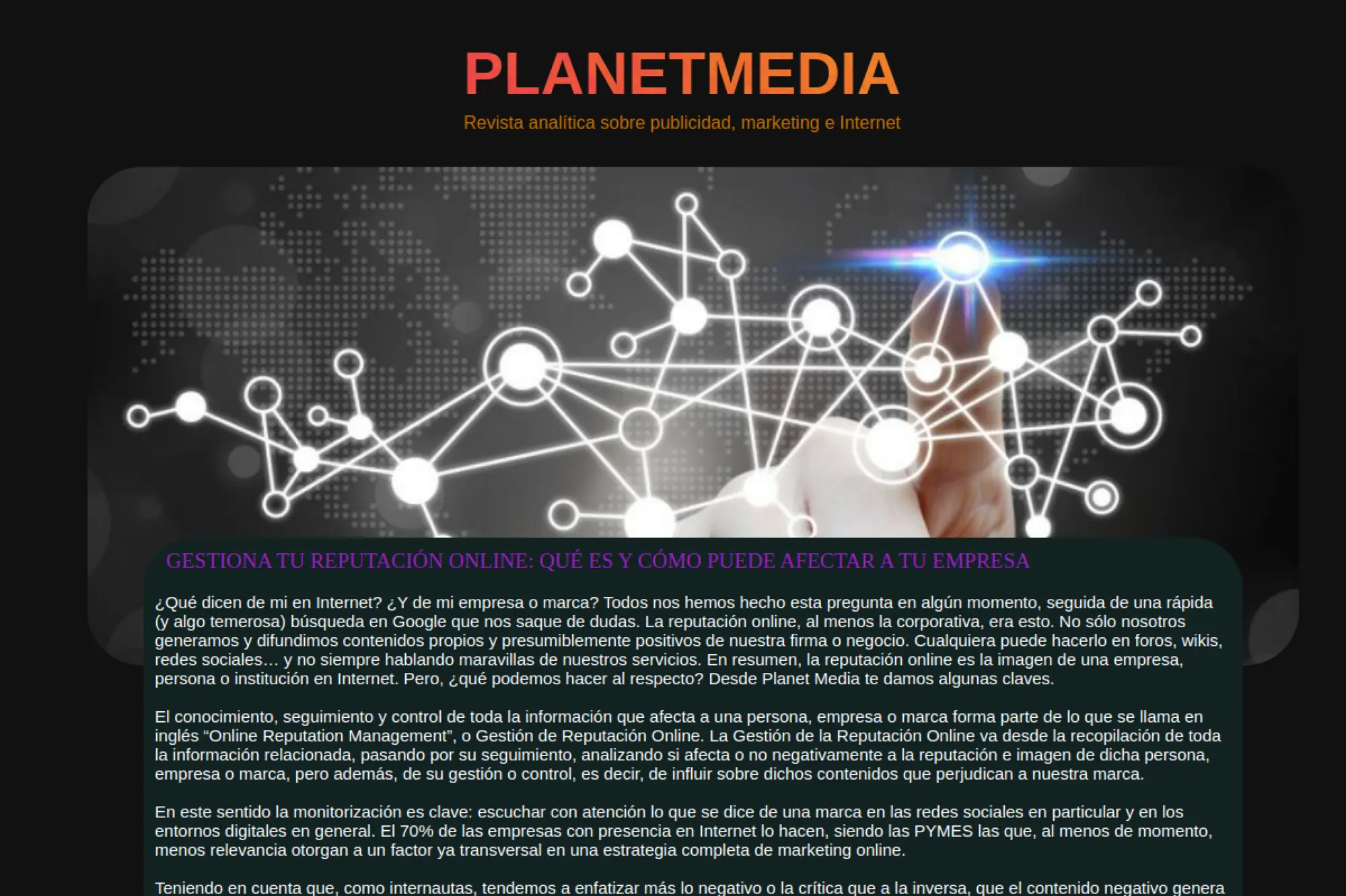 18. Planet Media