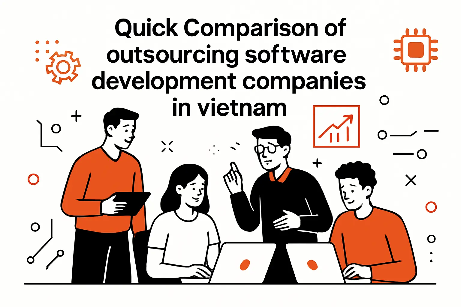 Quick Comparison of outsourcing software development companies in vietnam