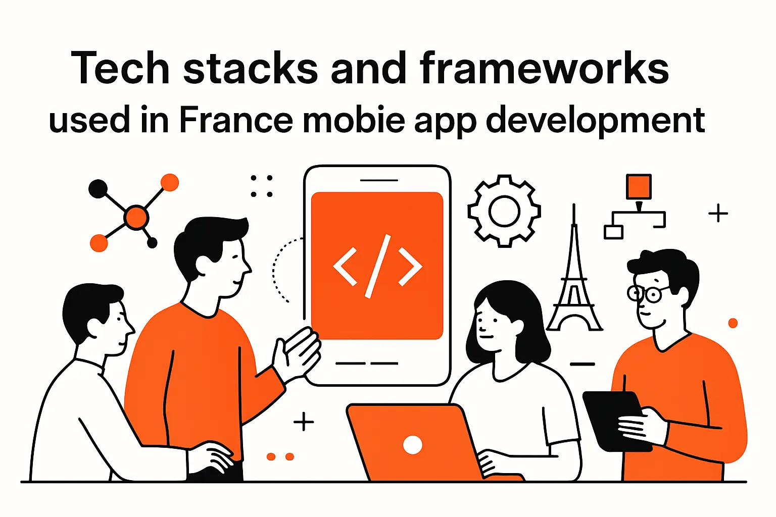 Tech stacks and frameworks used in france mobile app development