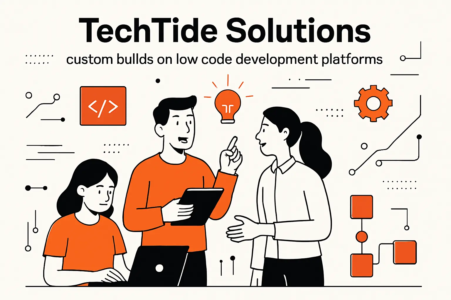 TechTide Solutions: custom builds on low code development platforms