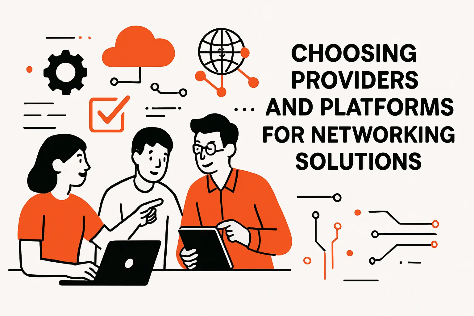 Choosing providers and platforms for networking solutions
