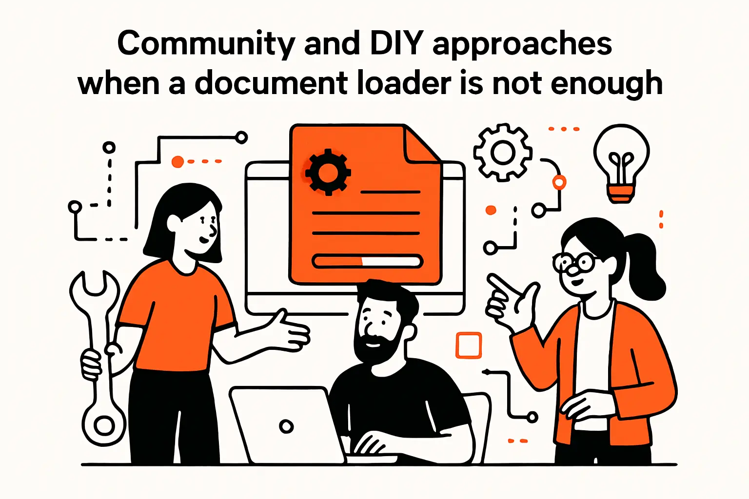 Community and DIY approaches when a document loader is not enough