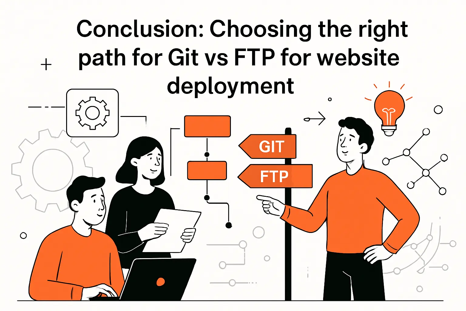 Conclusion: Choosing the right path for Git vs FTP for website deployment