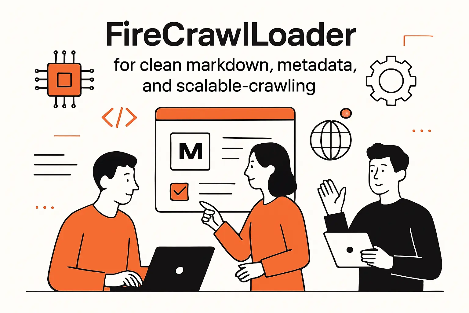 FireCrawlLoader for clean markdown, metadata, and scalable crawling