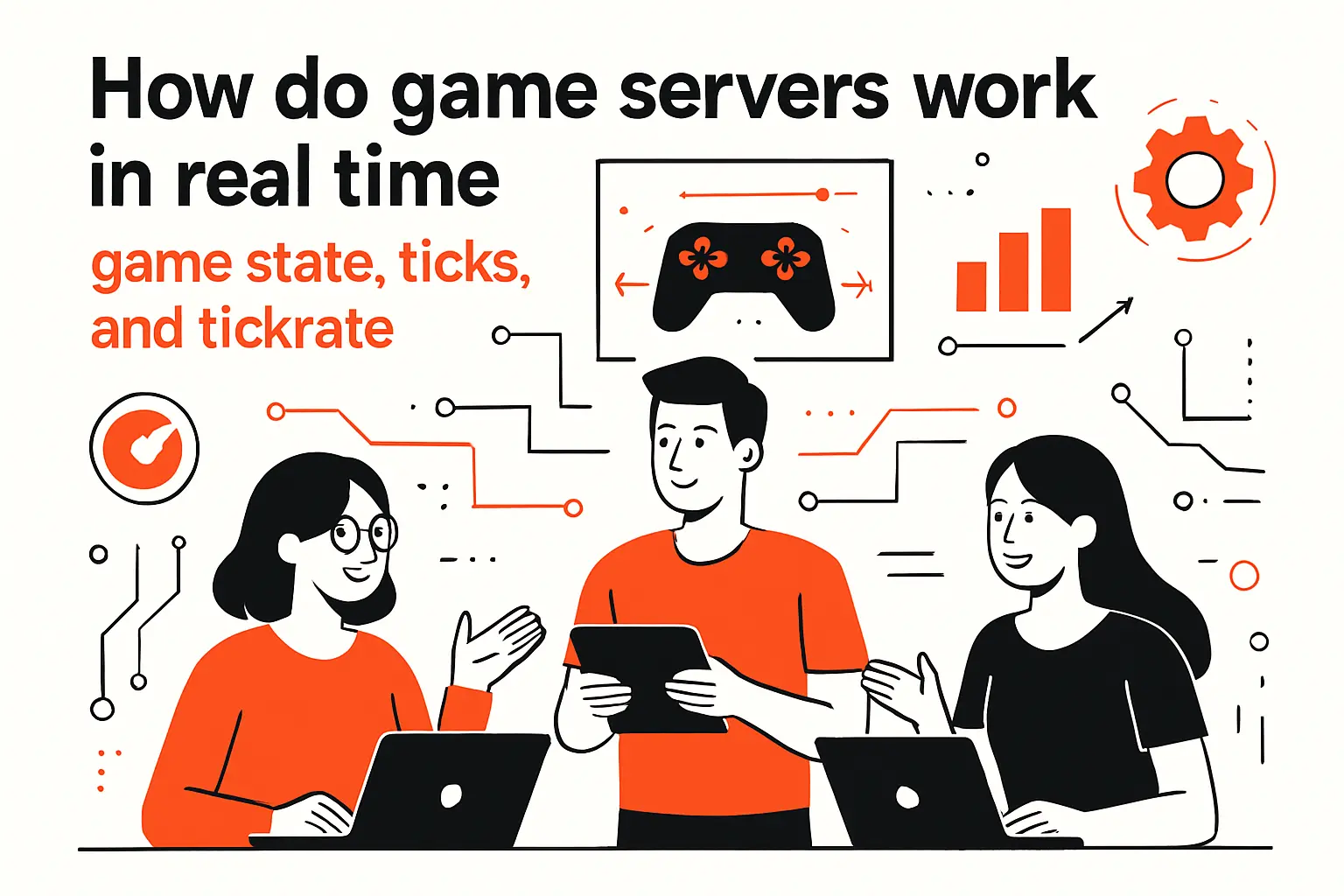 How do game servers work in real time: game state, ticks, and tickrate