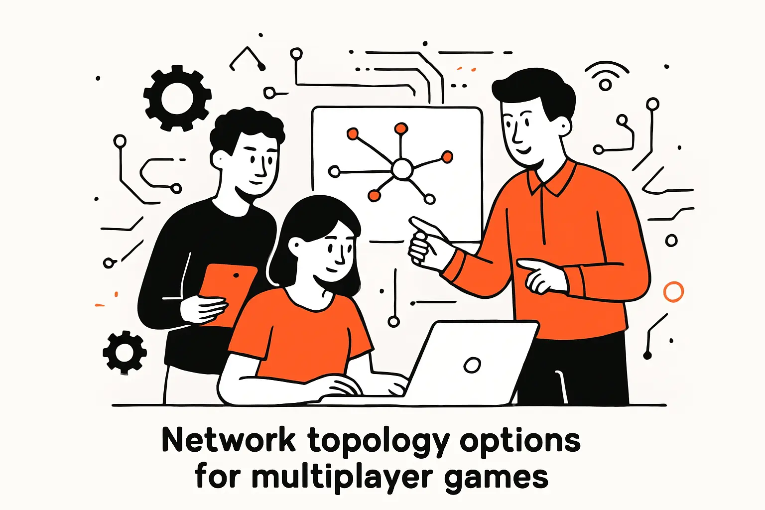 Network topology options for multiplayer games