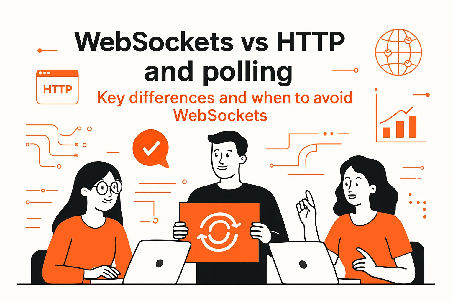 WebSocket vs HTTP and polling: key differences and when to avoid WebSockets