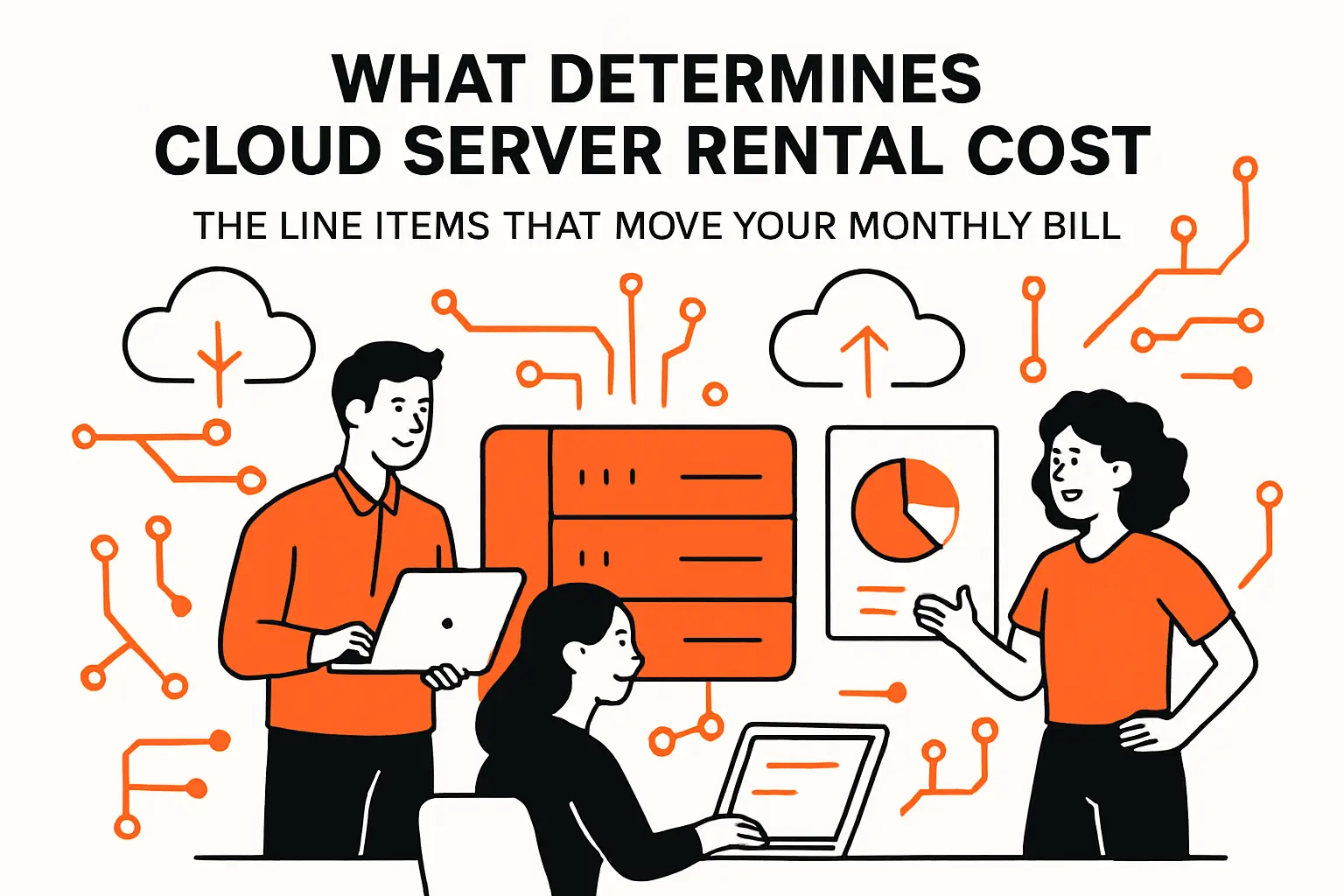 What determines cloud server rental cost: the line items that move your monthly bill
