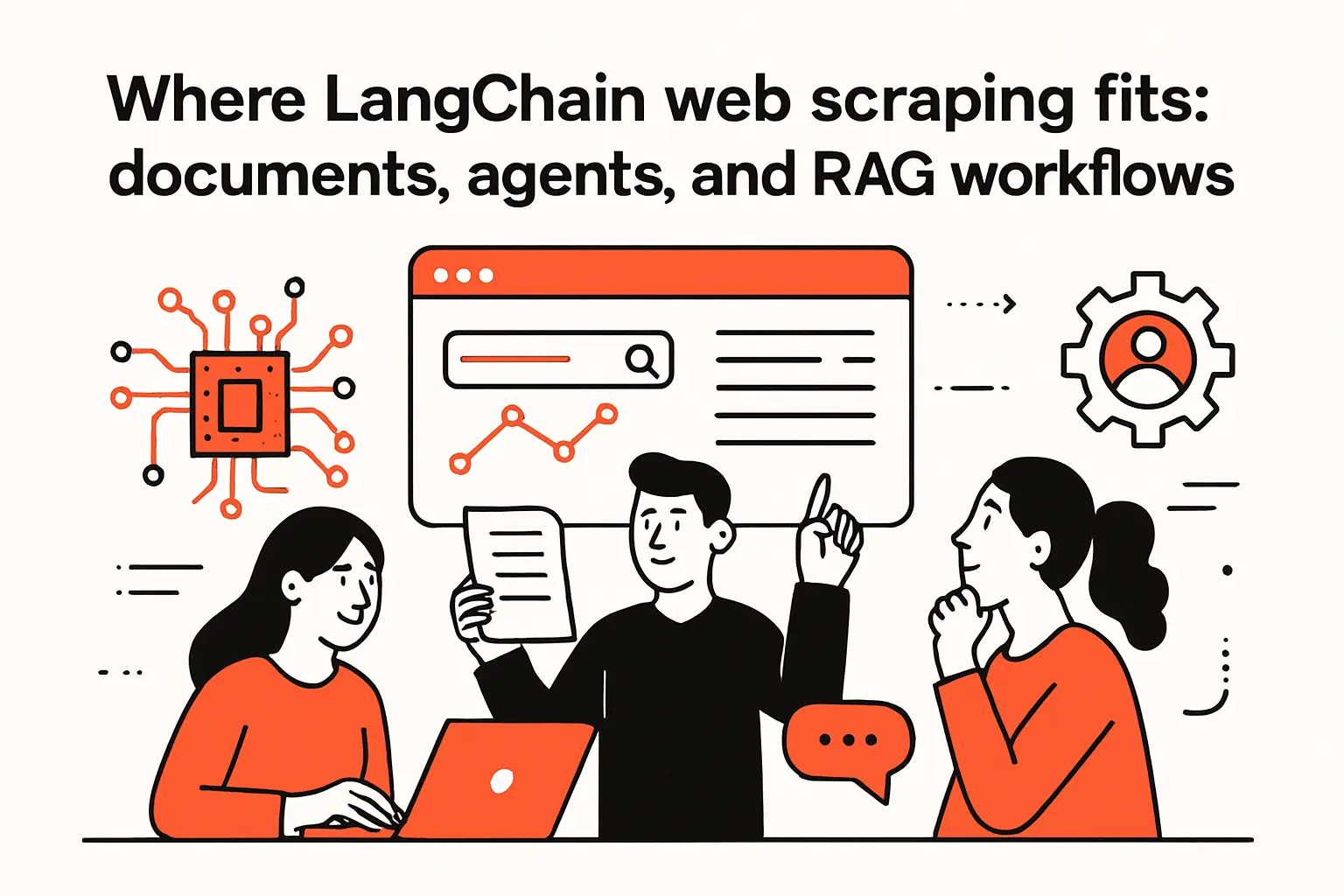 Where LangChain web scraping fits: documents, agents, and RAG workflows