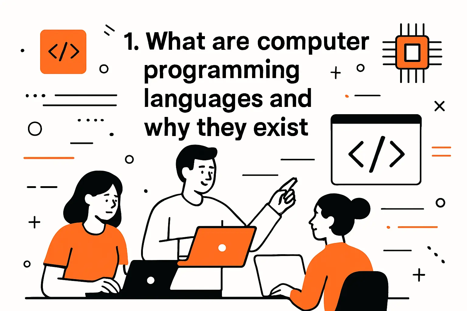 1. What are computer programming languages and why they exist
