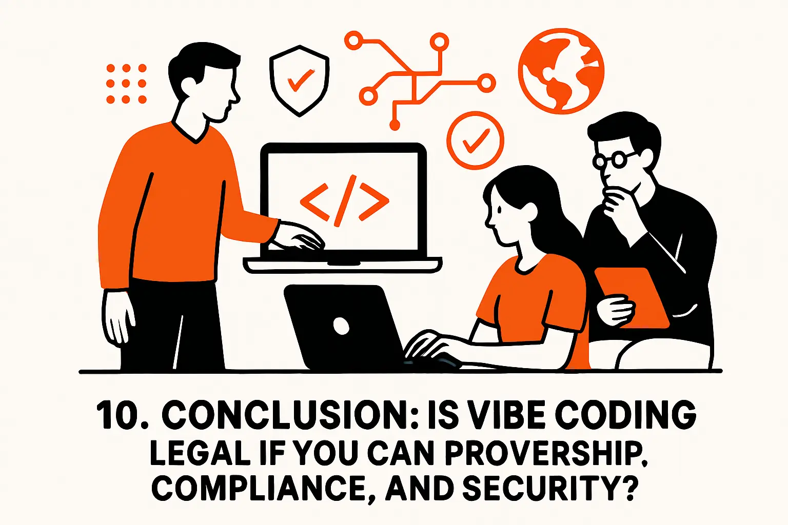 10. Conclusion: is vibe coding legal if you can prove ownership, compliance, and security?