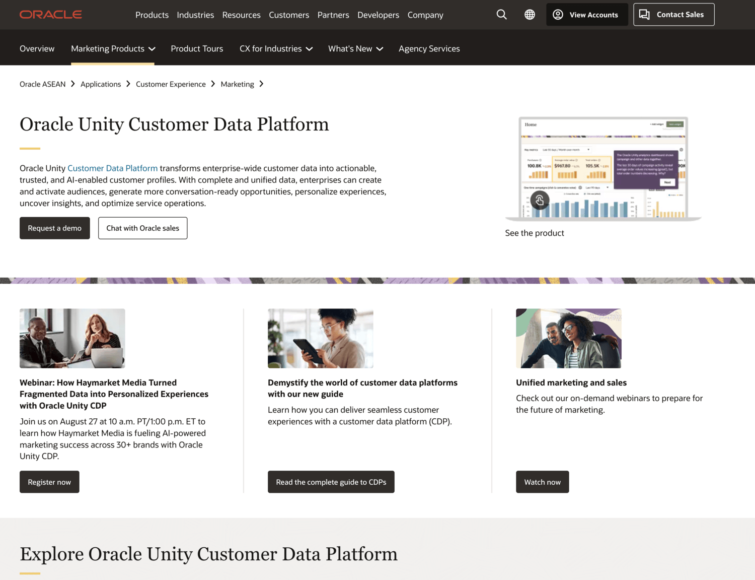 15. Oracle Unity Customer Data Platform