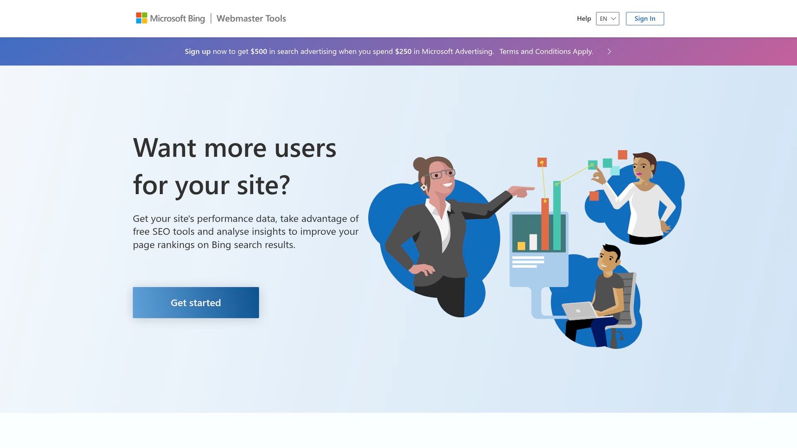 17. Bing Webmaster Tools
