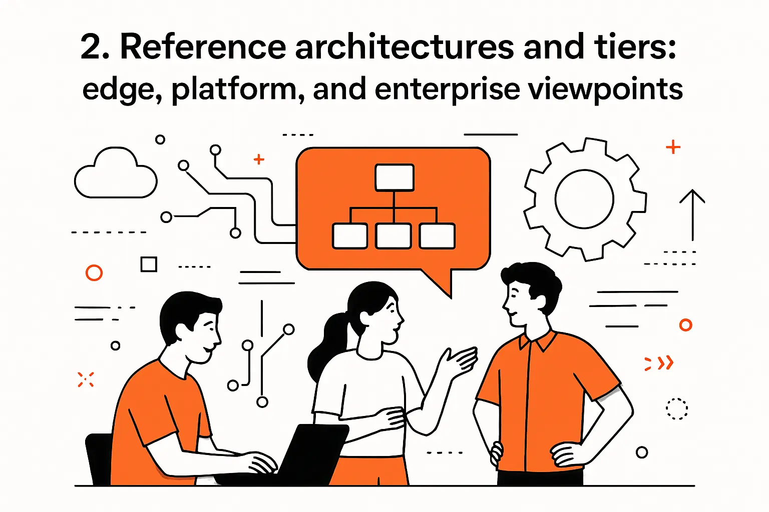2. Reference architectures and tiers: edge, platform, and enterprise viewpoints