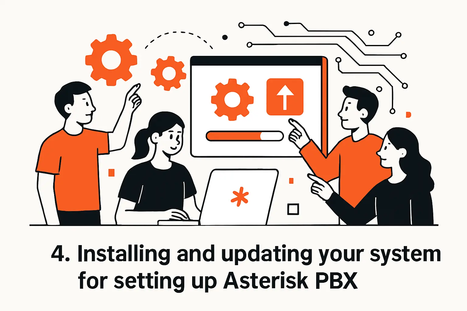4. Installing and updating your system for setting up Asterisk PBX