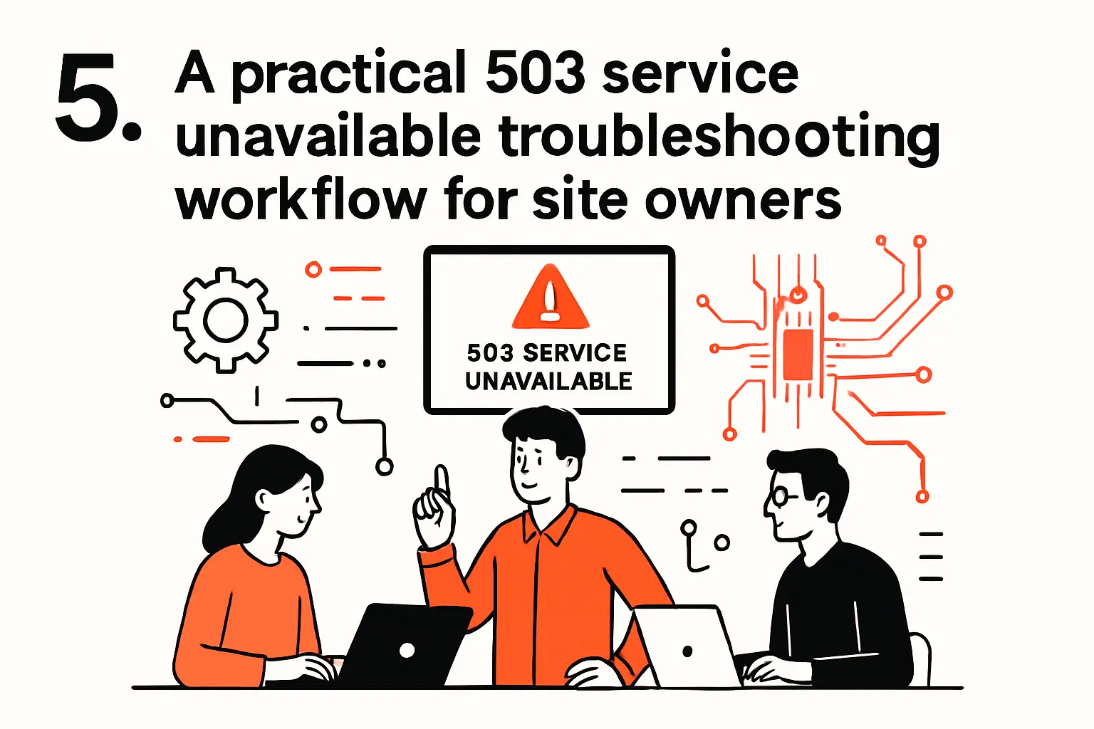 5. A practical 503 service unavailable troubleshooting workflow for site owners