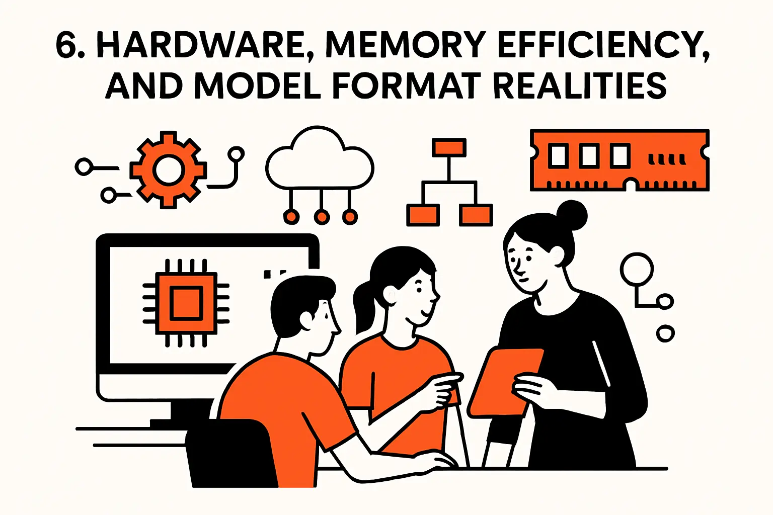 6. Hardware, memory efficiency, and model format realities