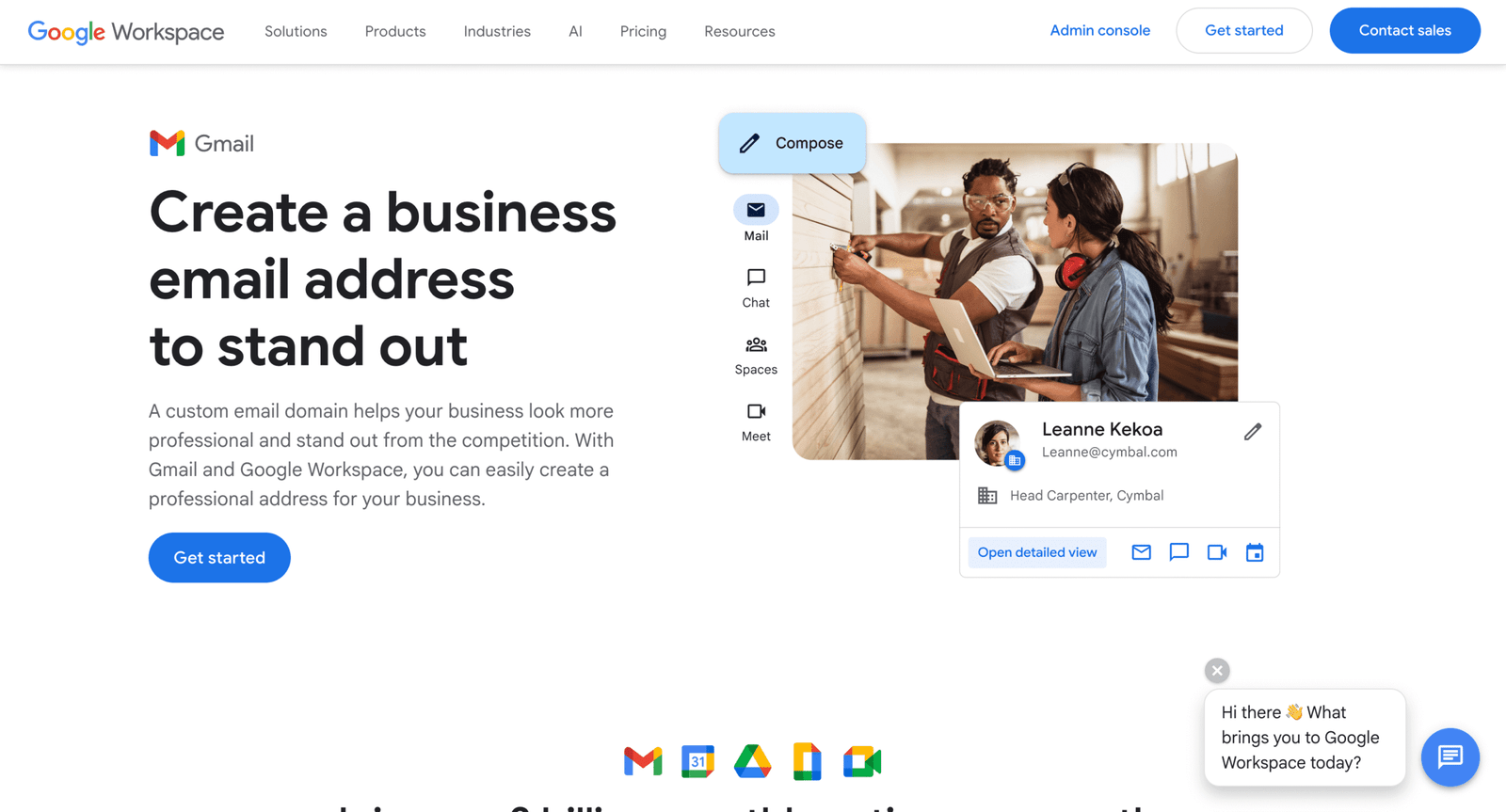 7. Google Workspace business email Cheap Email Service Providers