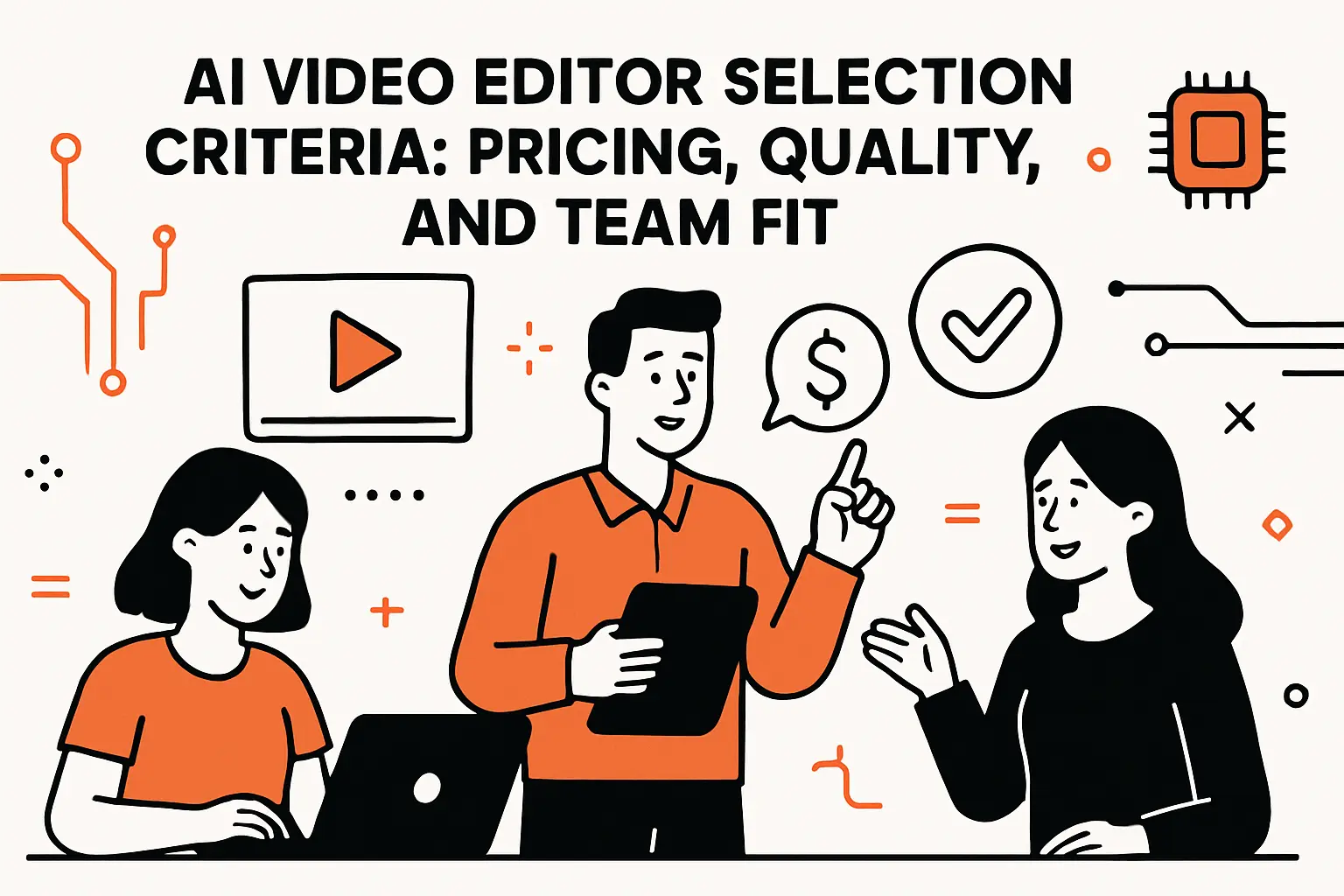 ai video editor selection criteria: pricing, quality, and team fit