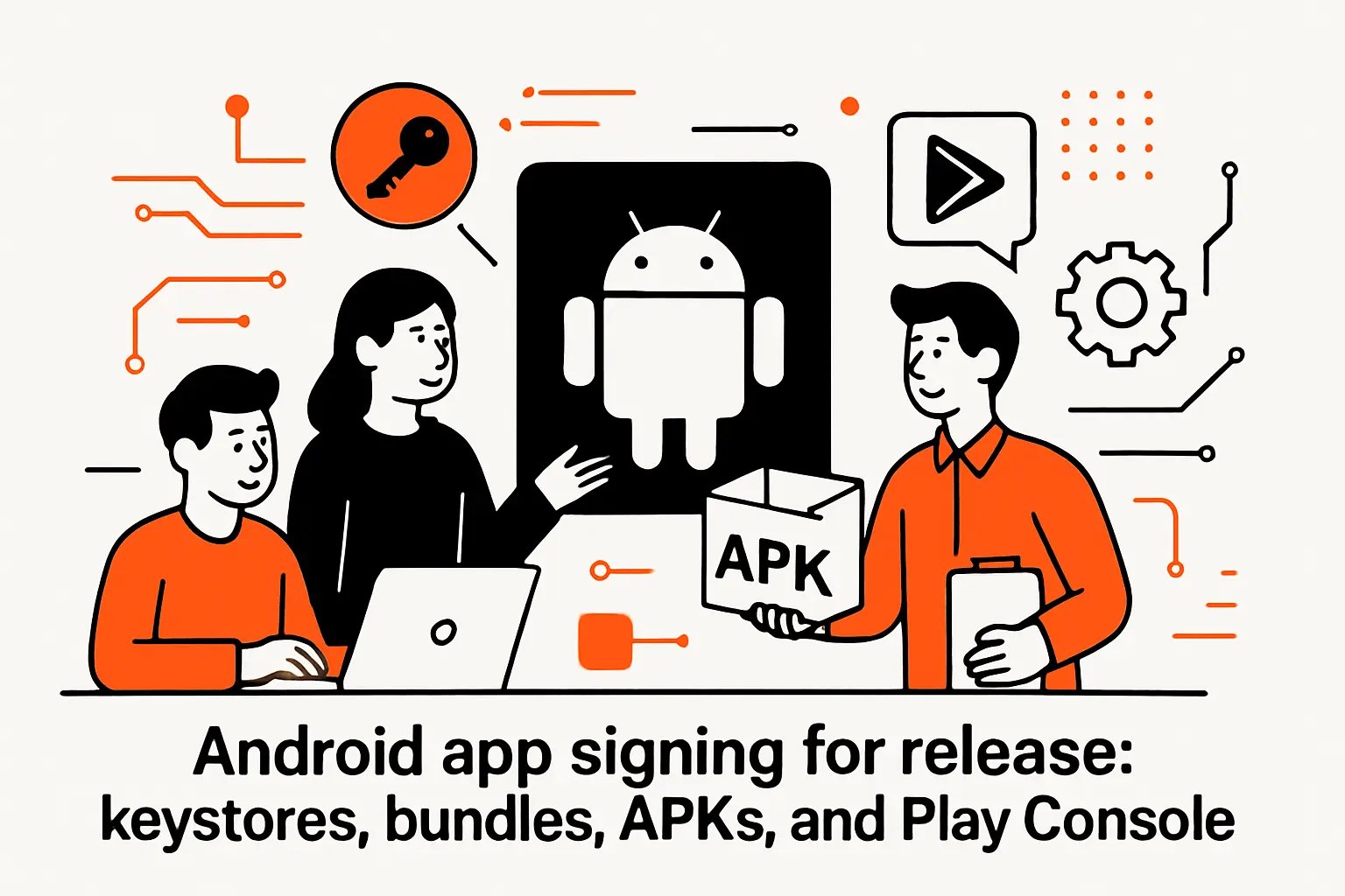 Android app signing for release: keystores, bundles, APKs, and Play Console