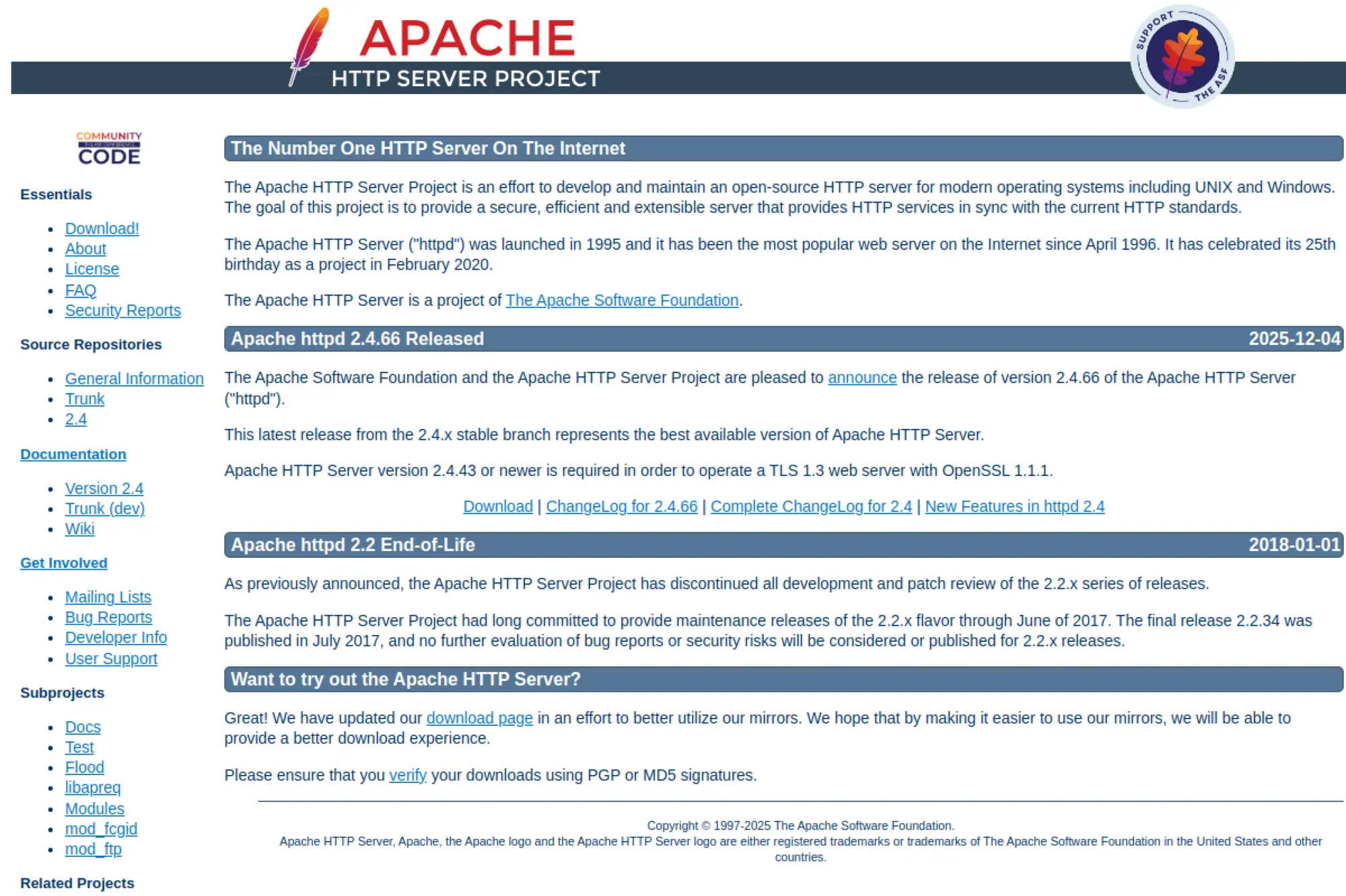 17. Apache HTTP Server