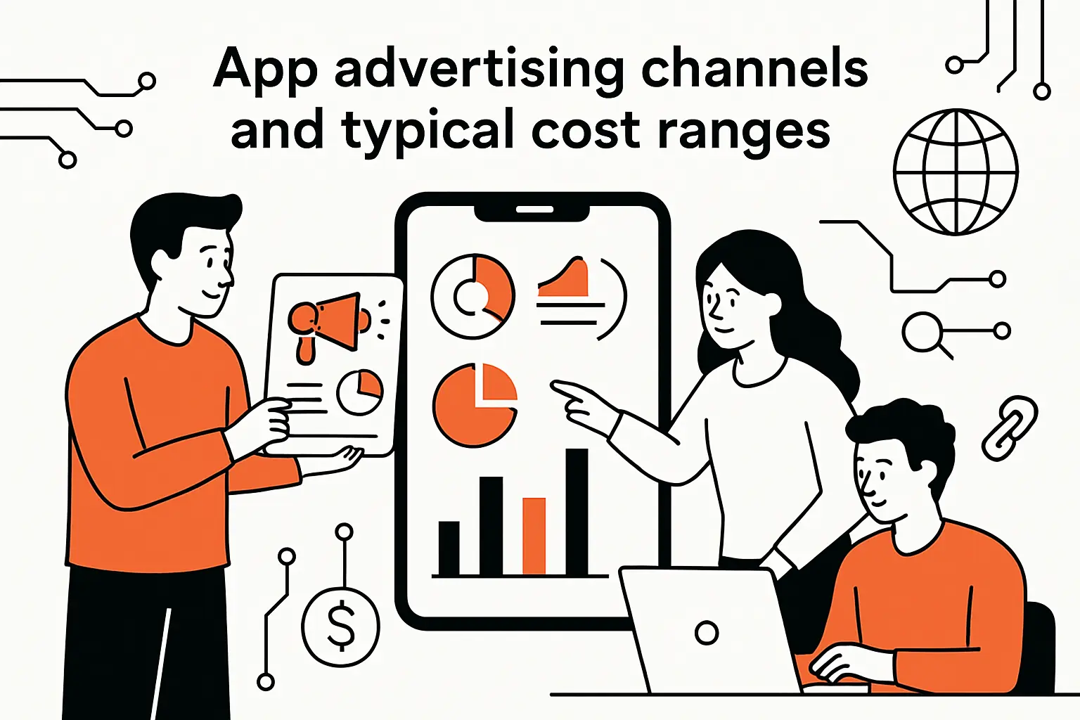 App advertising channels and typical cost ranges