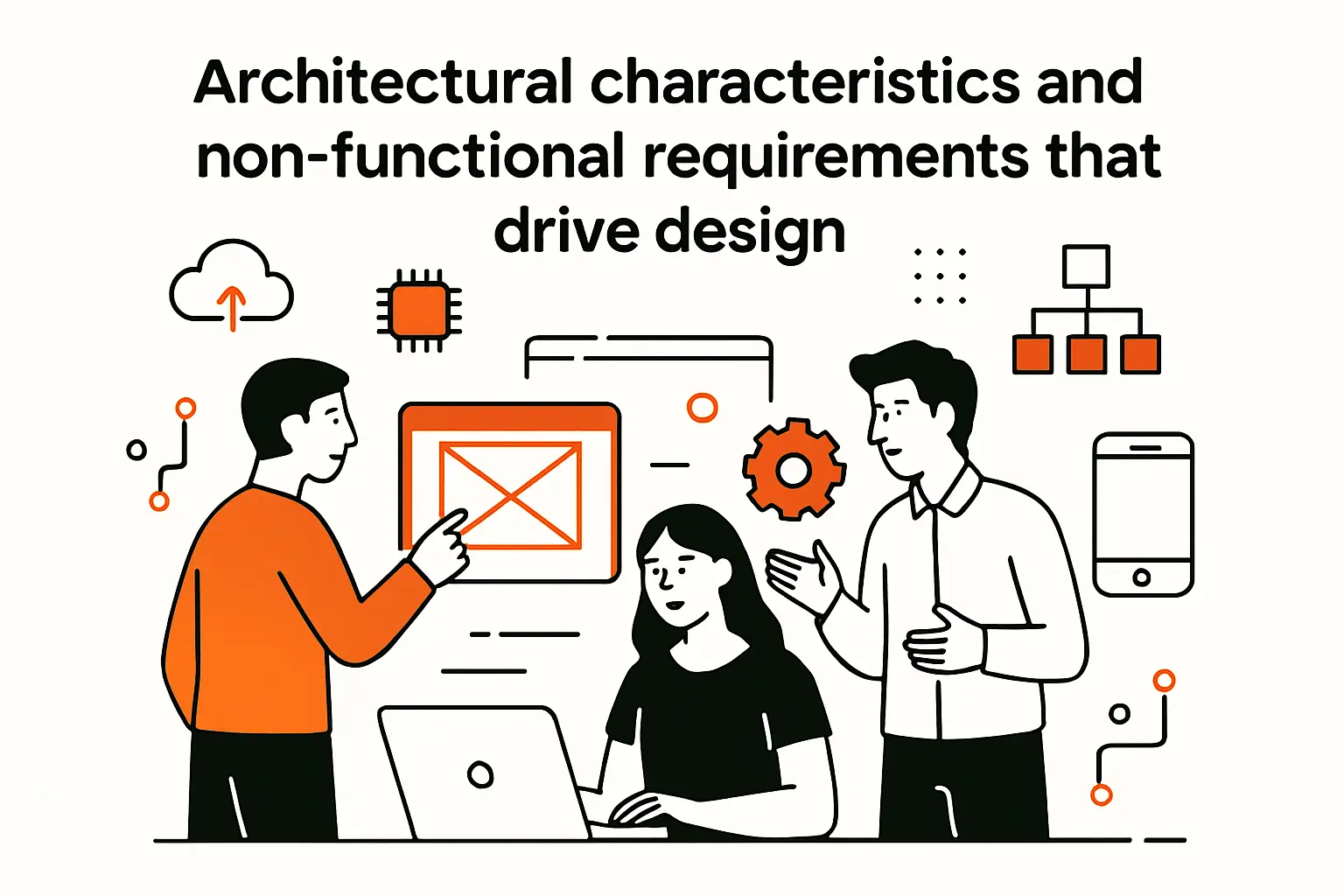 Architectural characteristics and non-functional requirements that drive design